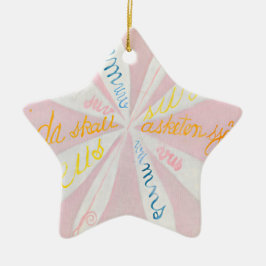 Hilma af Klint - The Eros Series, nr 5 Julgransprydnad Keramik