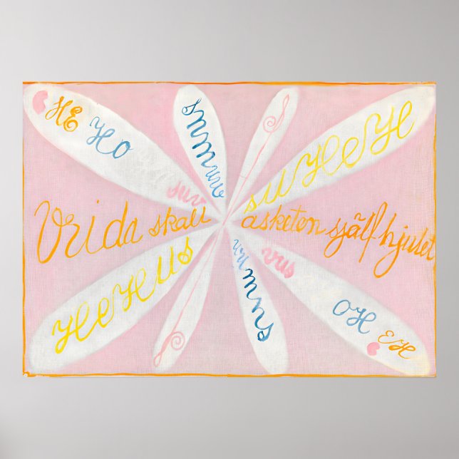 Hilma af Klint - The Eros Series, nr 5 Poster (Framsidan)