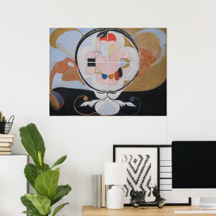 Hilma Af Klint, The Evolution No.13, Abstrakt Art. Poster