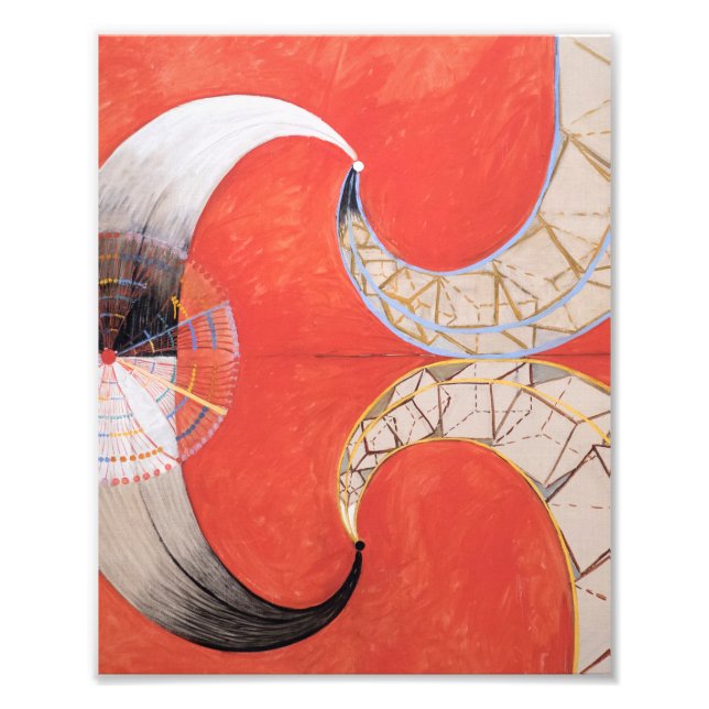 Hilma af Klint The Svan 1501 Fototryck (Framsidan)