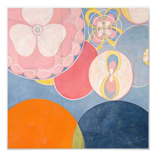Hilma af Klint The Ten Largest Fototryck (Framsidan)