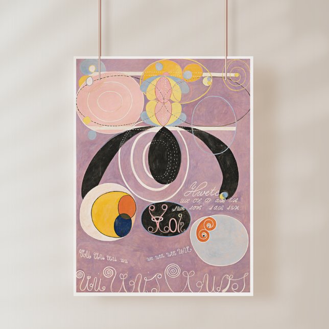 Hilma Af Klint, The Ten Largest No6, Abstrakt Kons Poster (Skapare uppladdad)