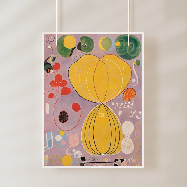 Hilma Af Klint, The Ten Largest No7, Abstrakt kons Poster (Skapare uppladdad)