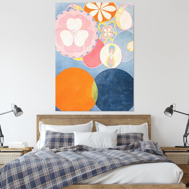 Hilma af Klint - The Ten Largest, No. 2, Childhood Canvastryck (Insitu (sovrum))