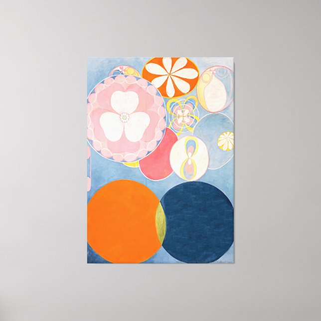 Hilma af Klint - The Ten Largest, No. 2, Childown Canvastryck (Framsida)