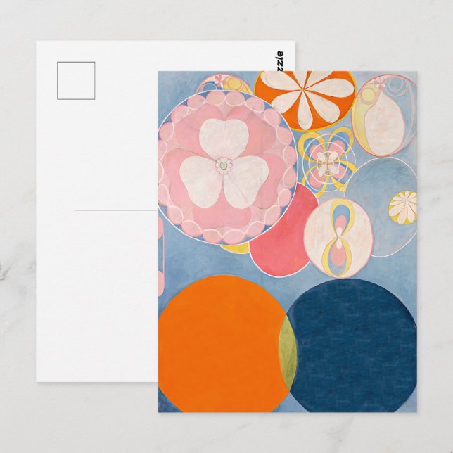 Hilma af Klint - The Ten Largest, No. 2, Childown Vykort (Fram/baksida)