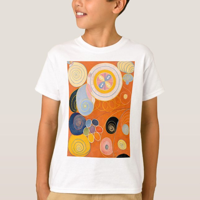 Hilma af Klint - The Ten Largest, No.3,Youth T Shirt (Framsida)