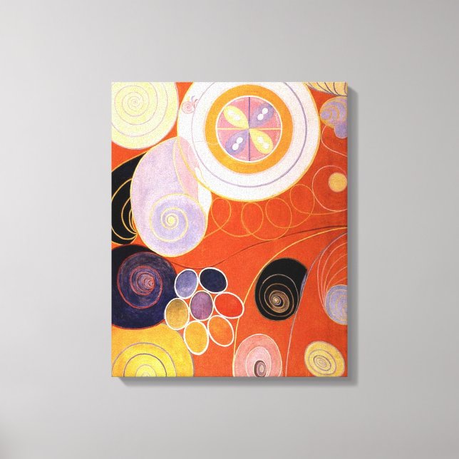 Hilma af Klint - The Ten Largest, No.4 Canvastryck (Framsida)