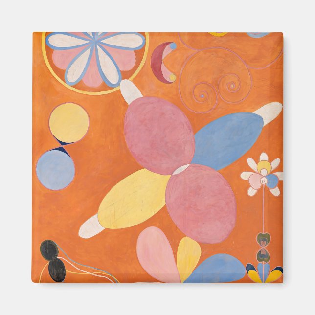 Hilma af Klint The Ten Largest No._4 Magnet (Framsidan)