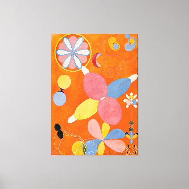 Hilma af Klint - The Ten Largest, No.4,Youth Canvastryck (Framsida)