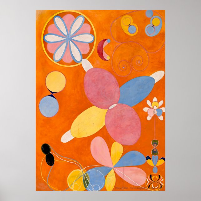 Hilma af Klint - The Ten Largest, No.4,Youth Poster (Framsidan)