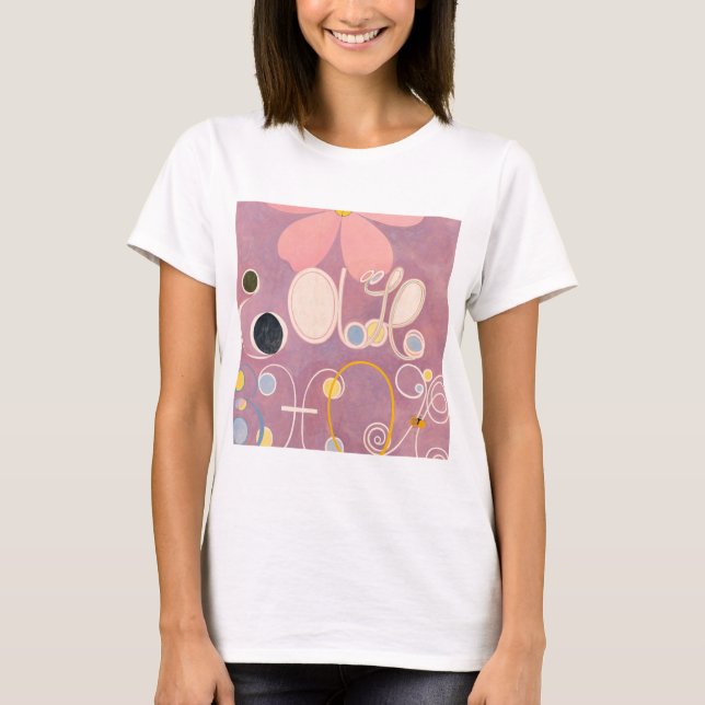 Hilma af Klint The Ten Largest No.5 T Shirt (Framsida)