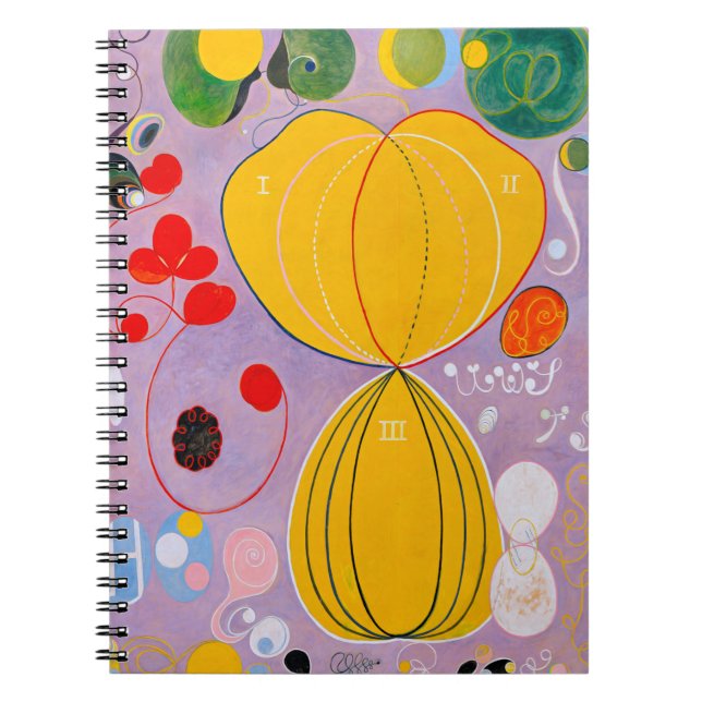 Hilma af Klint - The Ten Largest No 7 Anteckningsbok (Framsidan)