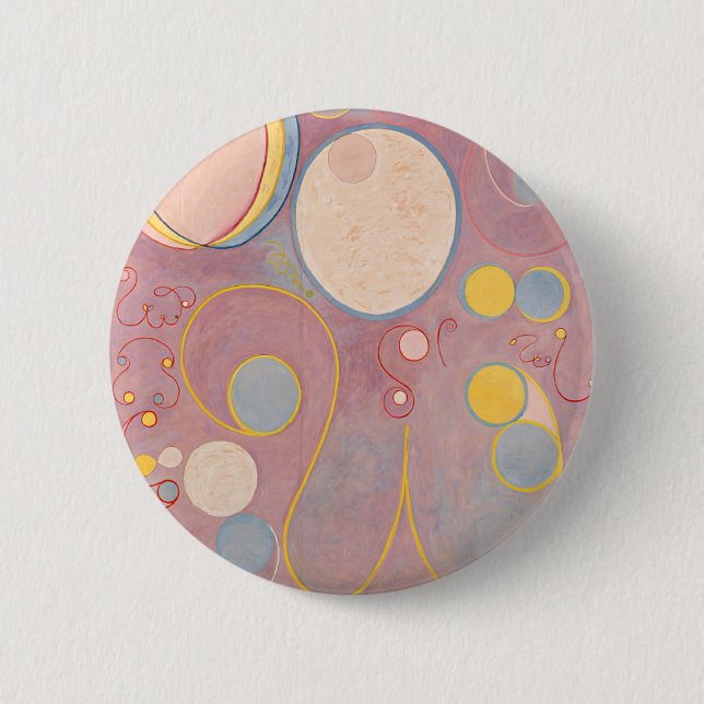 Hilma af Klint The Ten Largest No.7 Knapp (Framsida)