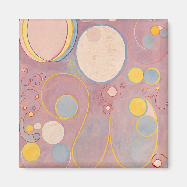 Hilma af Klint The Ten Largest No.7 Magnet (Framsidan)