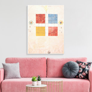Hilma Af Klint, The Ten störst No10, Abstrakt Art Canvastryck