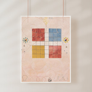 Hilma Af Klint, The Ten störst No10, Abstrakt Art Fototryck