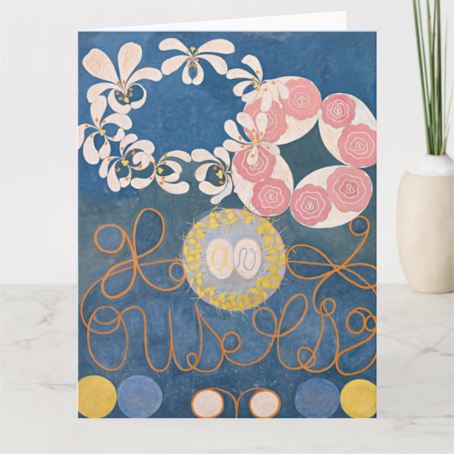 Hilma Af Klint, The Ten störst No1, Abstrakt Art Kort (Framsida)