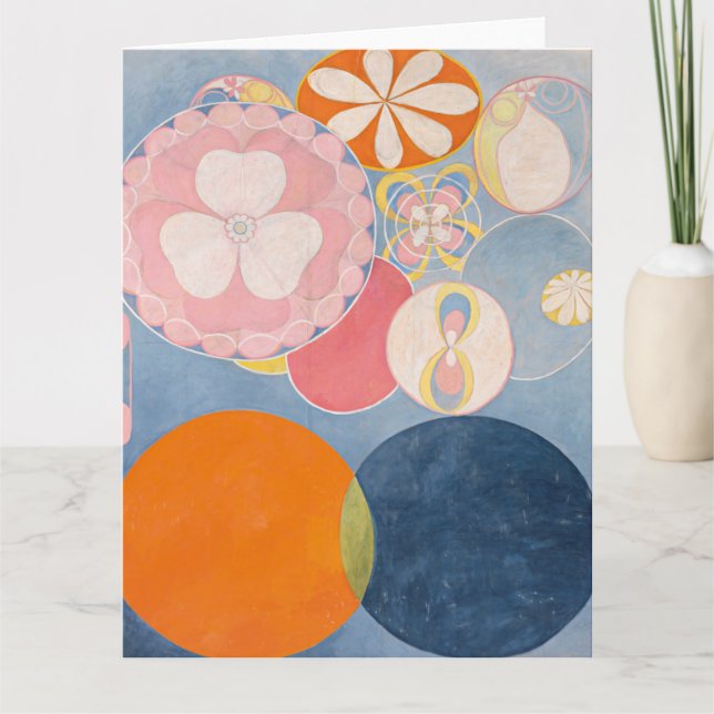 Hilma Af Klint, The Ten störst No2, Abstrakt Art Kort (Framsida)