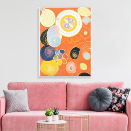 Hilma Af Klint, The Ten störst No3, Abstrakt Art Canvastryck