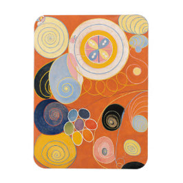 Hilma Af Klint, The Ten störst No3, Abstrakt Art Magnet