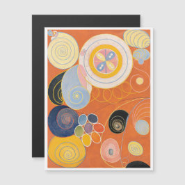 Hilma Af Klint, The Ten störst No3, Abstrakt Art Magnetisk Inbjudningskort