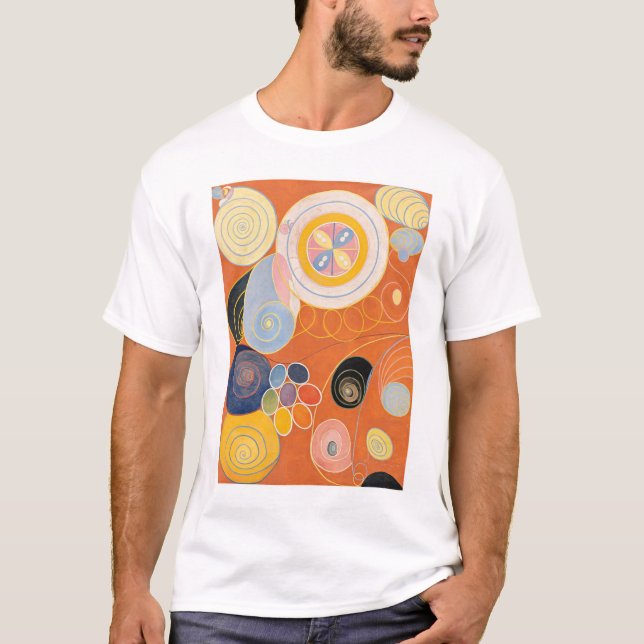 Hilma Af Klint, The Ten störst No3, Abstrakt Art T Shirt (Framsida)