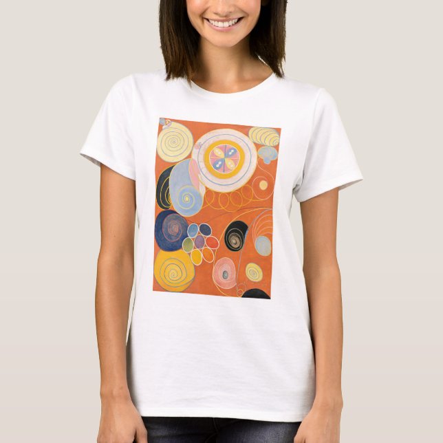Hilma Af Klint, The Ten störst No3, Abstrakt Art T Shirt (Framsida)