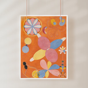 Hilma Af Klint, The Ten störst No4, Abstrakt Art Fototryck