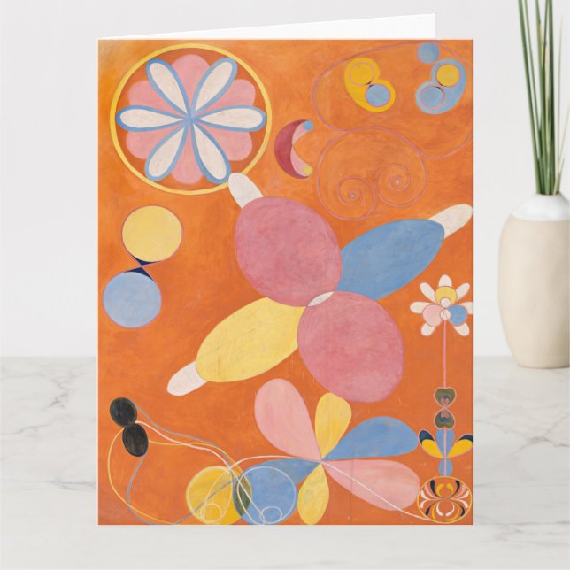 Hilma Af Klint, The Ten störst No4, Abstrakt Art Kort (Framsida)