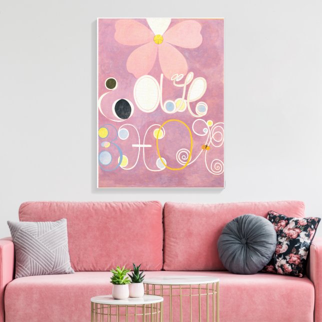 Hilma Af Klint, The Ten störst No5, Abstrakt Art Canvastryck (Insitu (Vardagsrum))