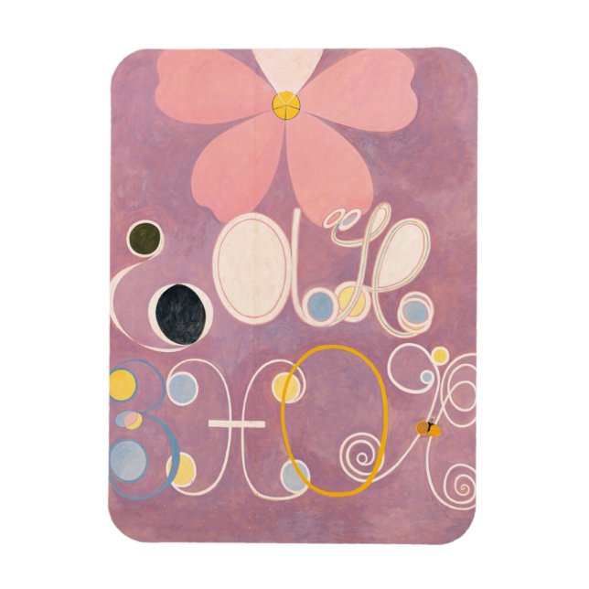 Hilma Af Klint, The Ten störst No5, Abstrakt Art Magnet (Vertikal)
