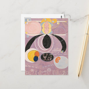 Hilma Af Klint, The Ten störst No6, Abstrakt Art Vykort