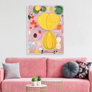 Hilma Af Klint, The Ten störst No7, Abstrakt Art Canvastryck
