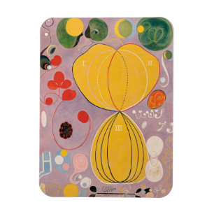 Hilma Af Klint, The Ten störst No7, Abstrakt Art Magnet