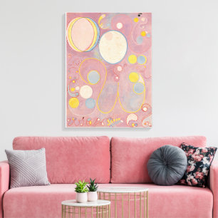 Hilma Af Klint, The Ten störst No8, Abstrakt Art Canvastryck