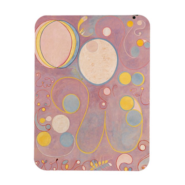 Hilma Af Klint, The Ten störst No8, Abstrakt Art Magnet (Vertikal)