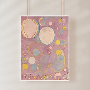 Hilma Af Klint, The Ten störst No8, Abstrakt Art Poster