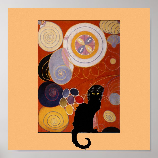 Hilma af Klint, "The tens stöttepay IV", Poster (Framsidan)
