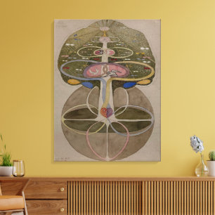 Hilma Af Klint, Träd of Knowledge No1 Abstrakt Art Canvastryck