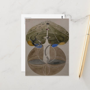 Hilma Af Klint, Träd of Knowledge No2 Abstrakt Art Vykort