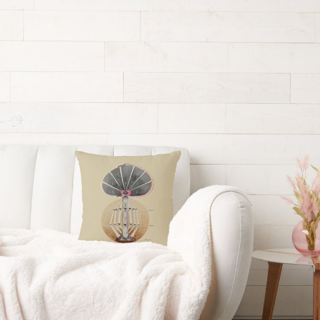 Hilma af Klint - Träd of Knowledge, No. 3 Kudde (Soffa)