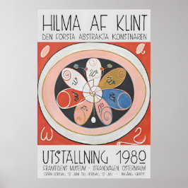 Hilma Af Klint Utställning Affisch Abstrakt Konst