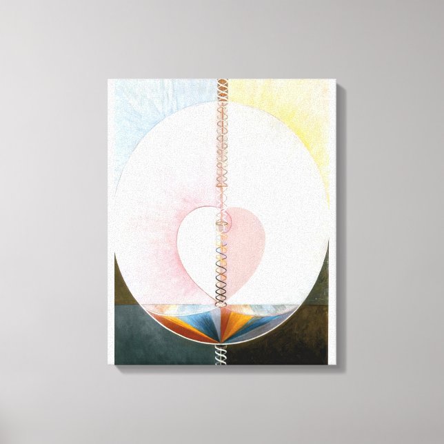 Hilma af Klint - VAD EN HUMAN BEING ÄR 1910 Canvastryck (Framsida)