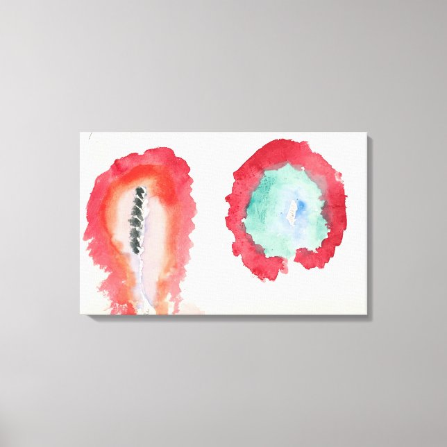 Hilma af Klint - WHEAT AND WORMWOOD 1922 Canvastryck (Framsida)