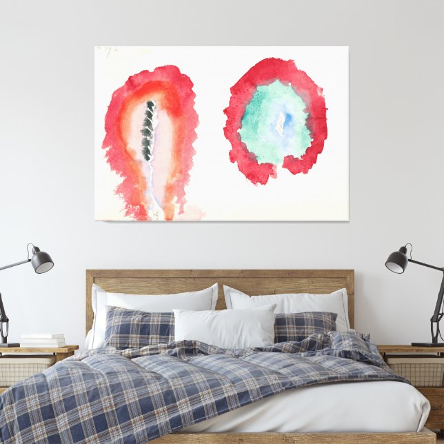 Hilma af Klint - Wheat and Wormwood  Canvastryck (Insitu (sovrum))