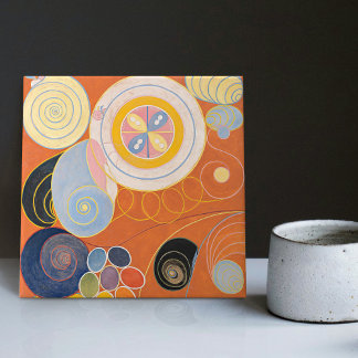 Hilma Af Klint YOUTH the Ten största No. 3 Kakelplatta