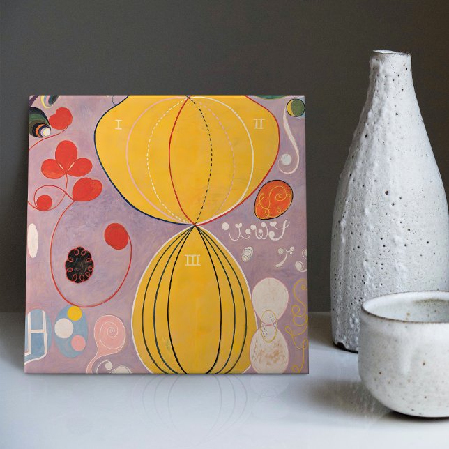 Hilma Af Klint YOUTH the Ten största No. 7 Kakelplatta (Skapare uppladdad)