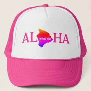 HILO-ALOHA-TRUCKERKEPS MED TVIST KEPS