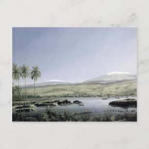 "Hilo from the Bay" - James Gay Sawkins Postcard Vykort